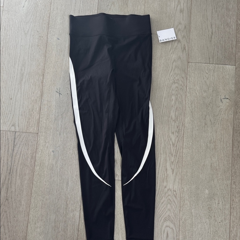 Bandier Women's Black and White Leggings